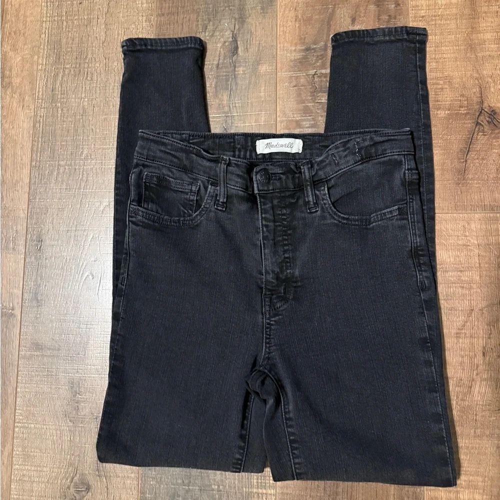 Madewell Women's Dark Charcoal‎ Skinny Jeans - Picture 2 of 6